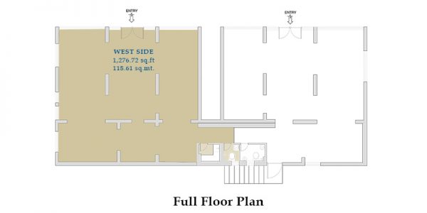 Bangalore shop full floor plan