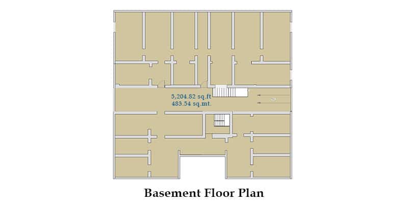 Pune Shop – Basement floor plan