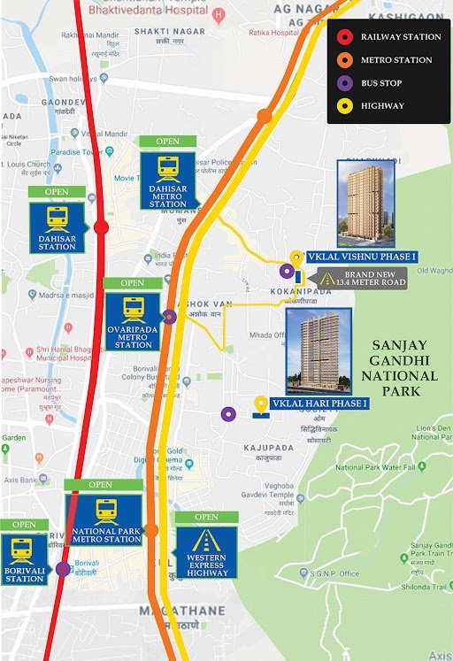 Metro-Stations both-Borivali and Dahisar